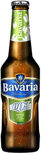 Безалкогольное пиво Bavaria Apple Malt, Non Alcoholic, 0.33 л