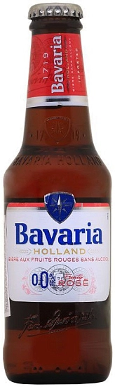 Безалкогольное пиво Bavaria Fruity Rose, Non Alcoholic, 250 мл