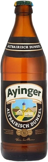 Пиво Ayinger, Altbairisch Dunkel, 0.5 л