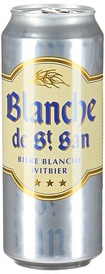 Пиво Blanche de St. San Witbier, in can, 0.5 л