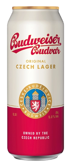 Пиво Budweiser Budvar Svetly Lezak, in can, 0.5 л