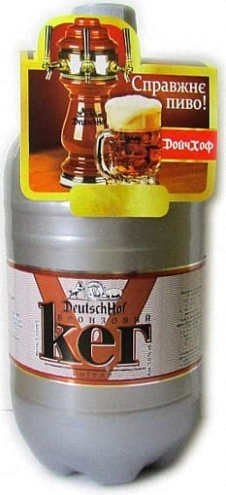 Пиво DeutschHof Keg Bronzovyj, PET, 1 л