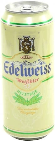 Пиво Edelweiss Weissbier, in can, 0.5 л