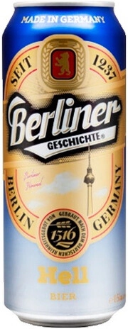 Пиво Eibau Berliner Geschichte Helles Lager in can 0.5 л