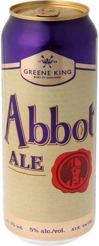 Пиво Greene King, Abbot Ale, in can, 0.5 л