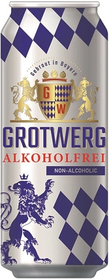 Пиво Grotwerg Alkoholfrei, in can, 0.5 л