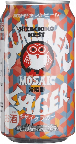 Пиво Hitachino Nest Summer Mosaic Lager, in can, 350 мл