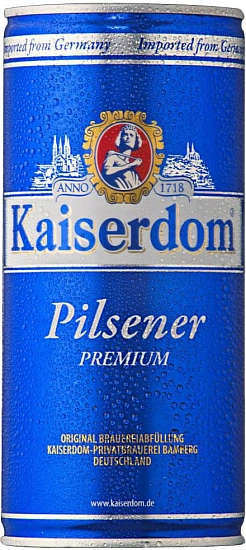 Пиво Kaiserdom Pilsener Premium, in can, 1 л