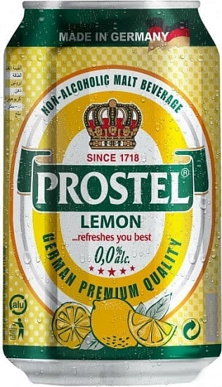 Пиво Prostel Lemon Non-Alcoholic, in can, 0.33 л