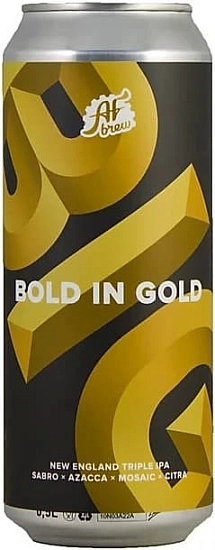 Пиво AF Brew, Bold in Gold, in can, 0.5 л