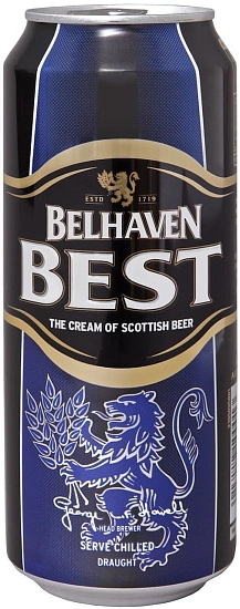 Пиво Belhaven, Best, in can, 0.44 л