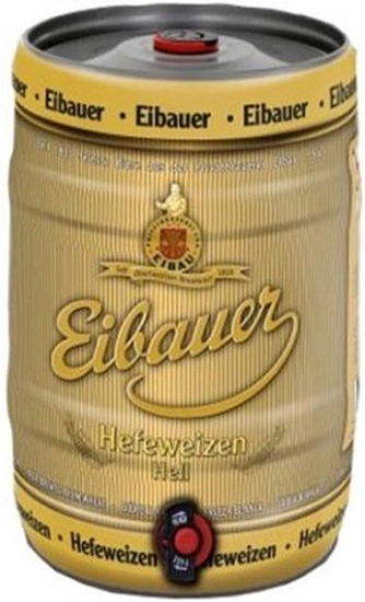 Пиво Eibauer Hefeweizen Hell, mini keg, 5 л