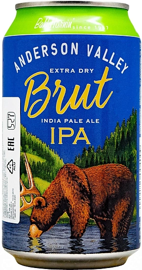 Пиво Anderson Valley, Brut IPA, in can, 355 мл