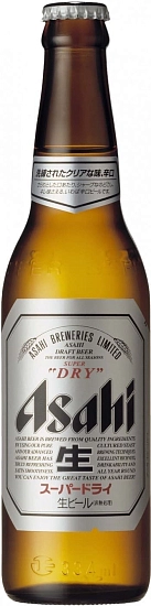 Пиво Asahi Super Dry (Japan), 0.33 л