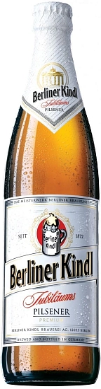 Пиво Berliner Kindl, Jubilaums Pilsener Premium, 0.5 л