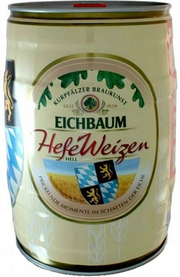 Пиво Eichbaum HefeWeizen, mini keg, 5 л