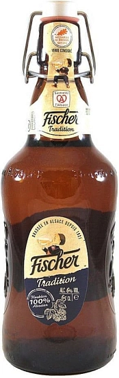 Пиво Fischer Tradition Blonde, 0.65 л