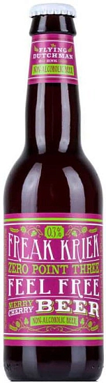 Пиво Flying Dutchman, Freak Kriek Zero Point Three Feel Free Merry Cherry Beer, 0.33 л