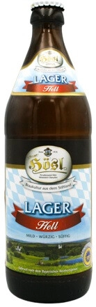 Пиво Hosl Lager Hell, 0.5 л