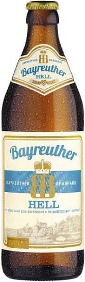 Пиво Bayreuther, Hell, 0.5 л Пиво Bayreuther, Hell, 0.5 л