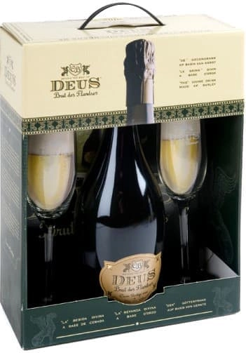 Пиво Bosteels, DeuS Brut des Flandres, gift box with 2 glasses, 0.75 л Пиво Bosteels, DeuS Brut des Flandres, gift box with 2 glasses, 0.75 л