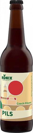 Пиво Konix Brewery, Czech Pilsner, 0.5 л Пиво Konix Brewery, Czech Pilsner, 0.5 л