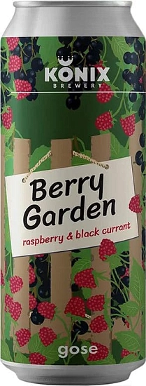 Пиво Konix Brewery, Berry Garden Raspberry Black Currant, in can, 0.5 л