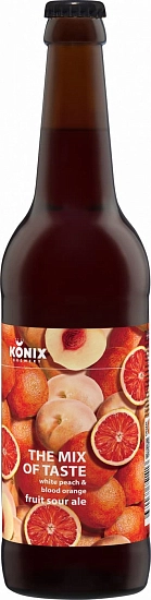 Пиво Konix Brewery, The Mix of Taste White Peach Blood Orange, 0.5 л