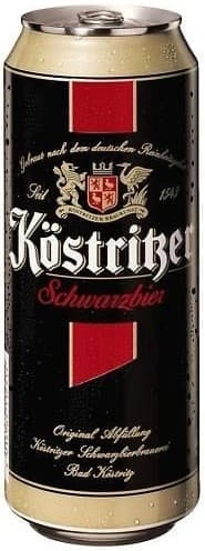 Пиво Kostritzer Schwarzbier, in can, 0.5 л