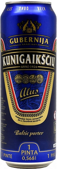 Пиво Kunigaiksciu, in can, 568 мл