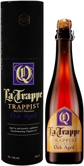 Пиво La Trappe Quadrupel Oak Aged, in tube, 375 мл