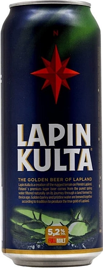 Пиво Lapin Kulta Hartwall, in can, 0.5 л