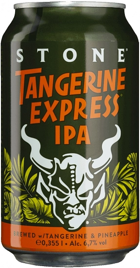 Пиво Stone, Tangerine Express IPA, in can, 355 мл