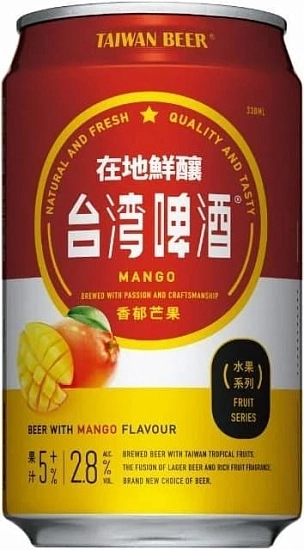 Пиво Taiwan Beer Mango, in can, 0.33 л