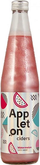 Сидр Appleton Ciders, Watermelon Glitter, 0.5 л Сидр Appleton Ciders, Watermelon Glitter, 0.5 л