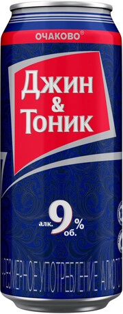 Сидр Очаково & Тоник в жестяной банке 0.45 л